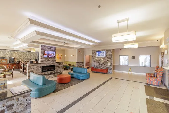 Lobby sitting area