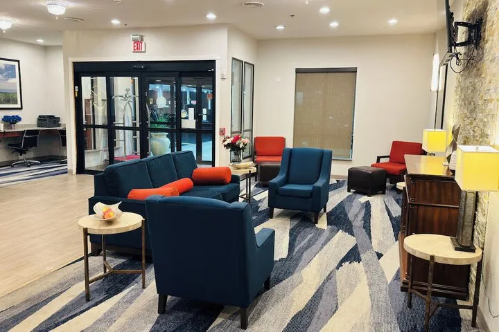 Lobby sitting area
