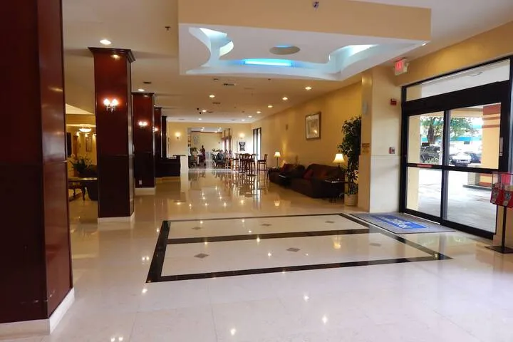 Interior entrance
