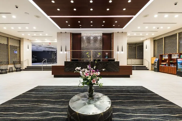 Interior entrance
