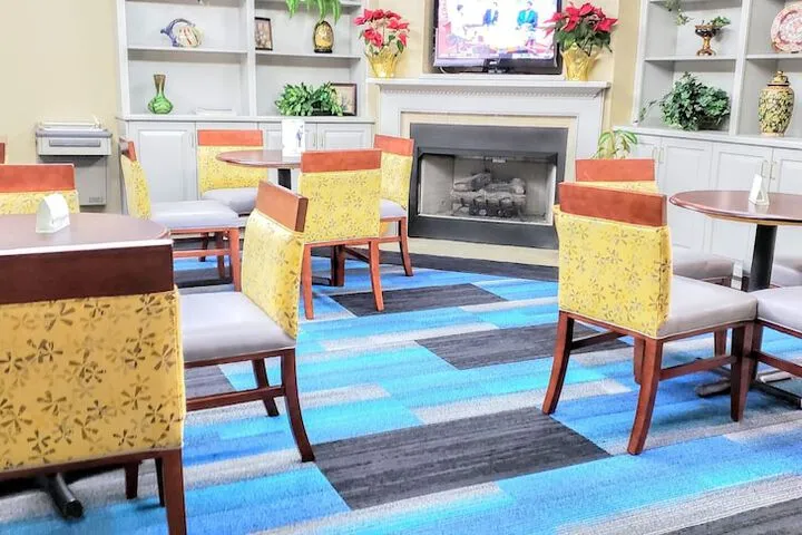 Lobby sitting area