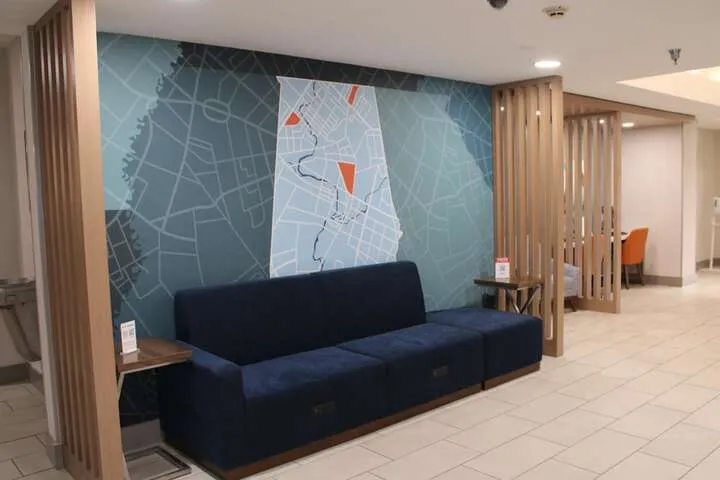 Lobby sitting area