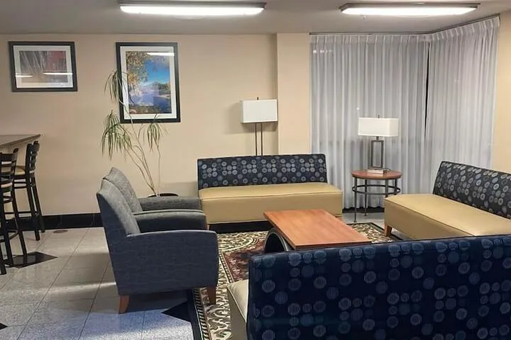 Lobby sitting area