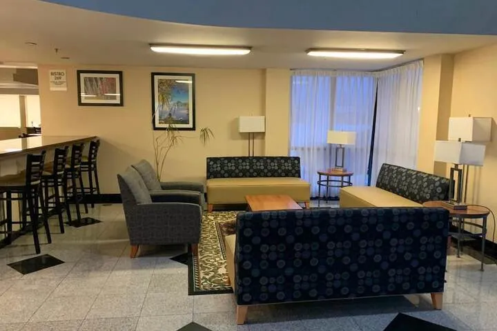 Lobby sitting area