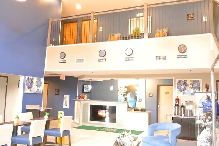 Interior entrance