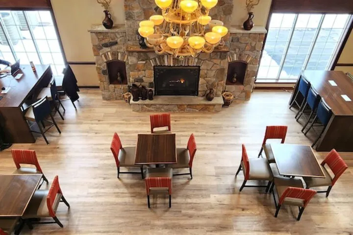Lobby sitting area