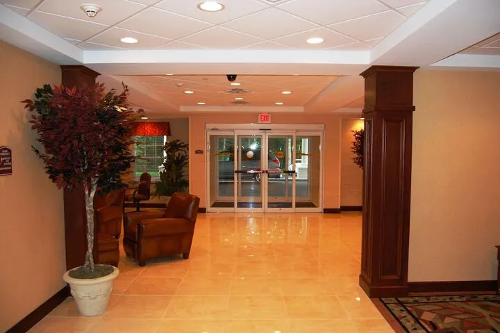 Interior entrance