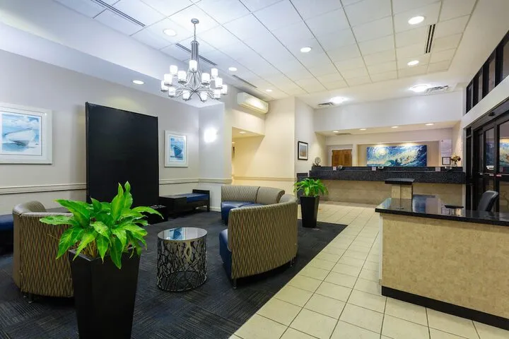 Lobby sitting area
