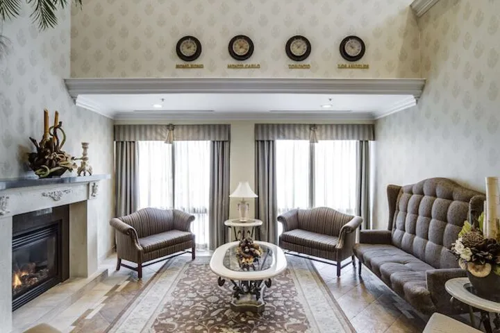 Lobby sitting area