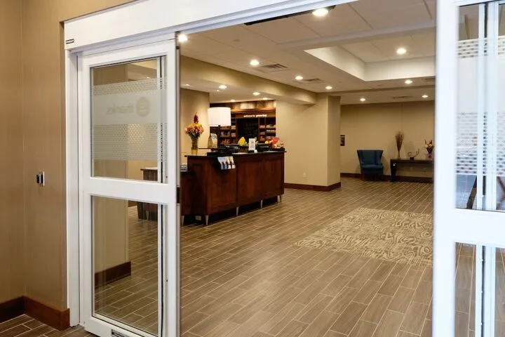 Interior entrance