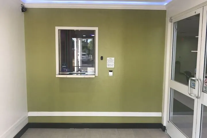 Interior entrance
