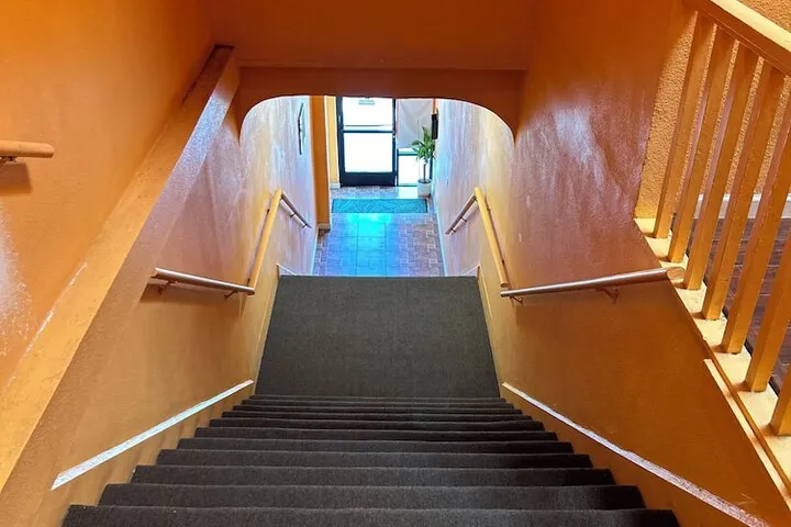 Interior entrance