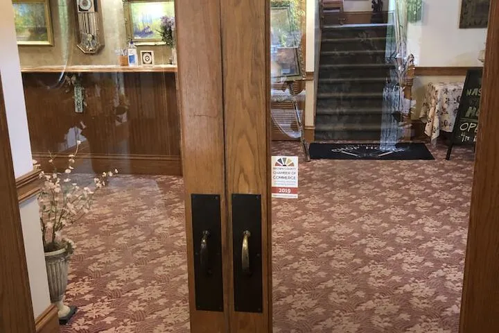 Interior entrance