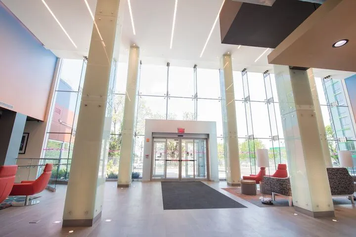 Interior entrance