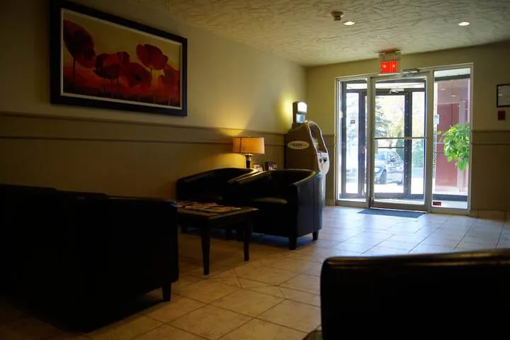 Interior entrance