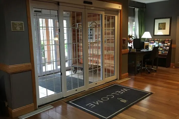 Interior entrance