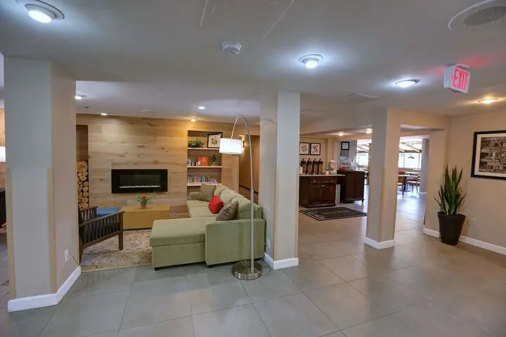 Interior entrance