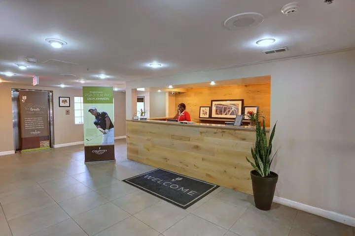 Interior entrance