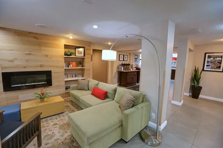 Interior entrance