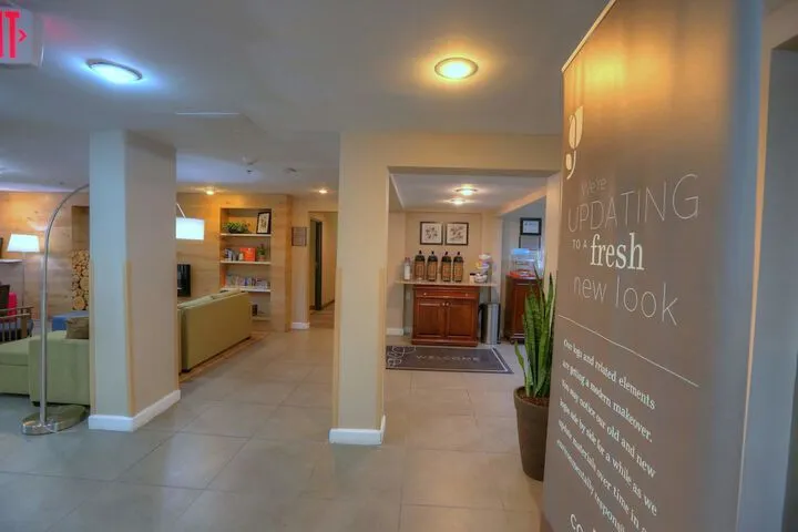 Interior entrance