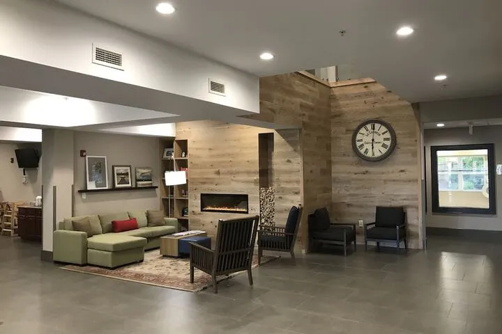 Interior entrance