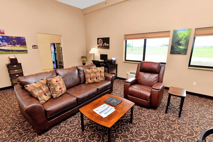 Lobby sitting area