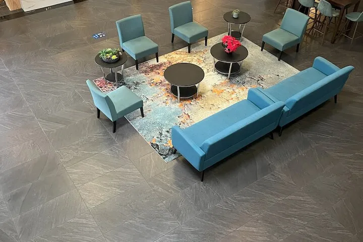 Lobby sitting area
