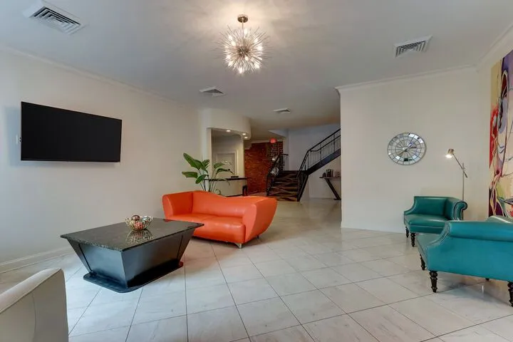 Lobby sitting area