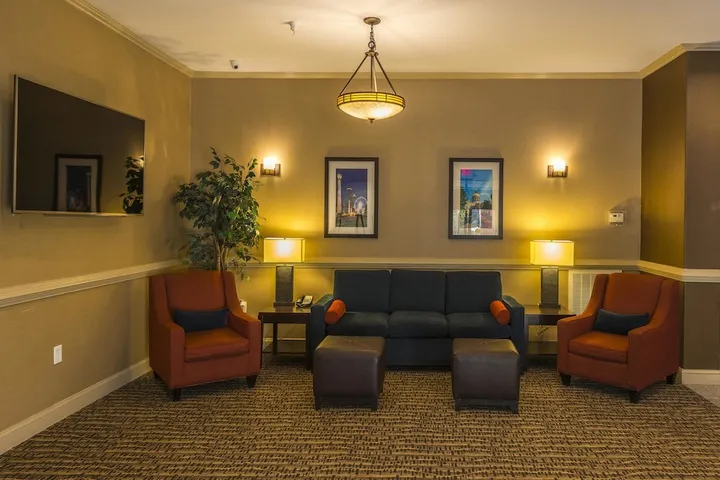 Lobby sitting area