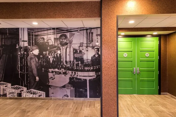 Interior entrance