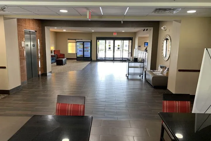 Interior entrance