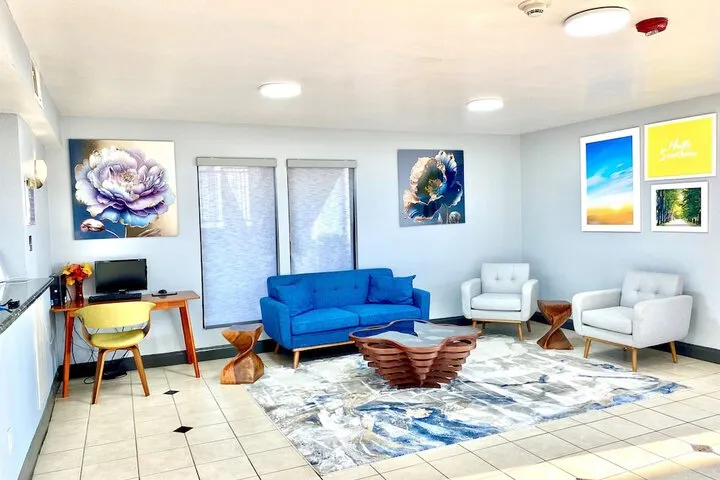 Lobby sitting area