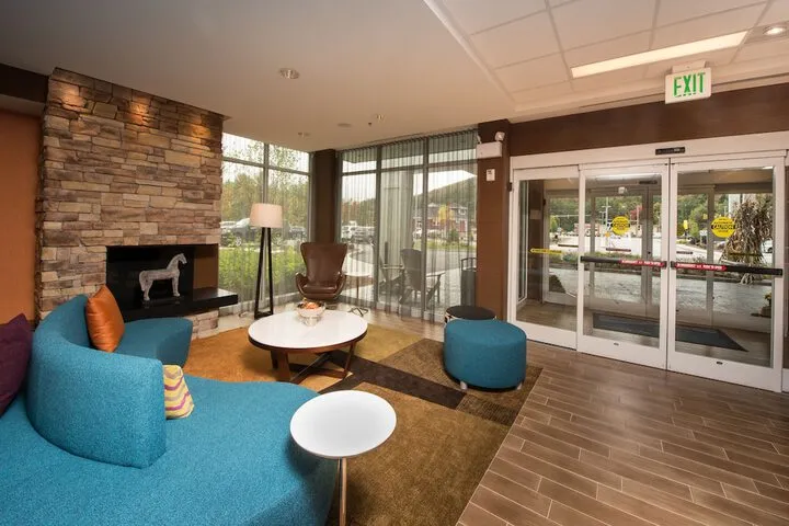 Interior entrance