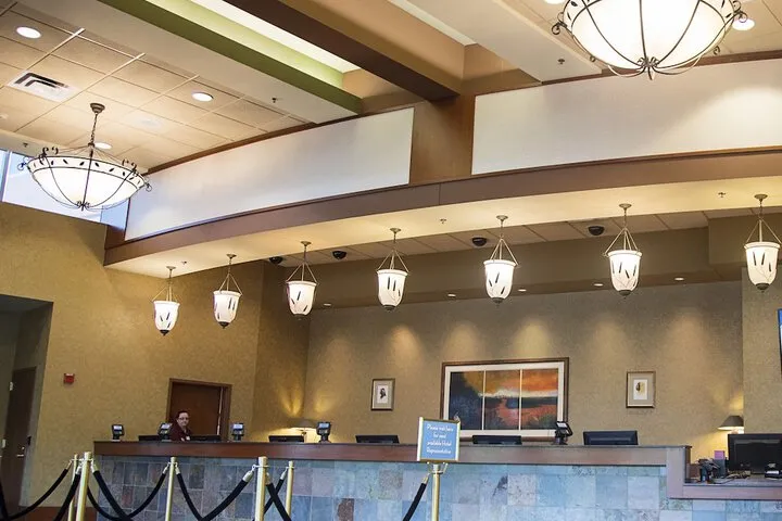 Check-in/check-out kiosk