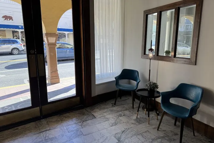 Lobby sitting area