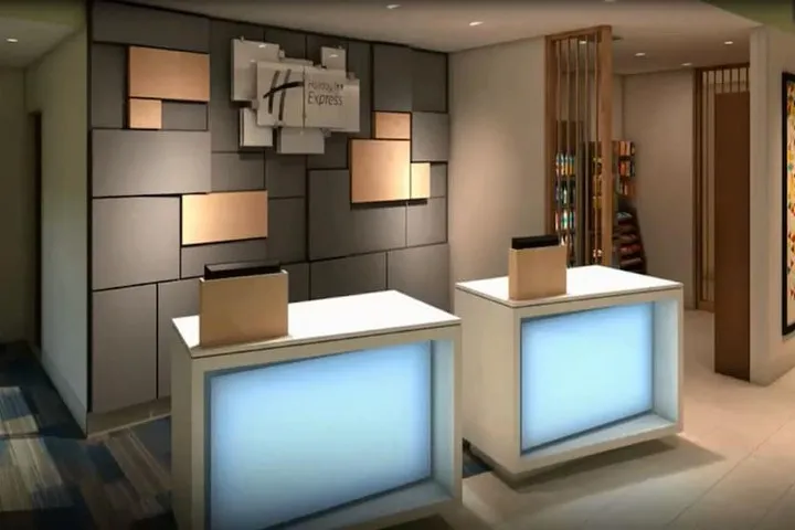 Check-in/check-out kiosk