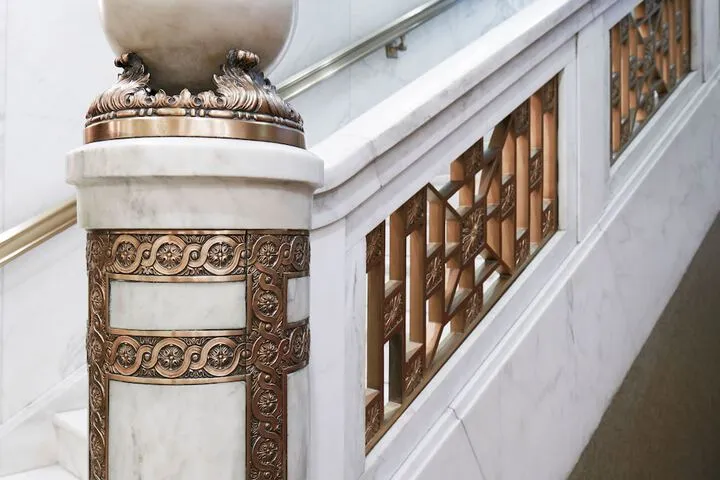 Interior entrance