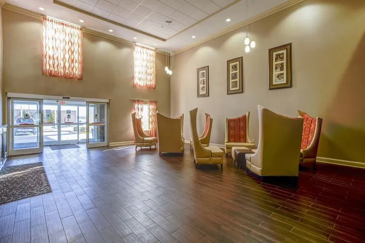 Interior entrance