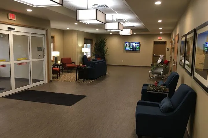 Interior entrance
