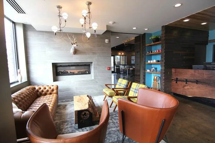 Interior entrance