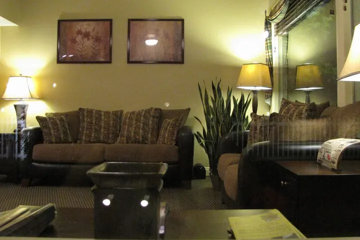 Lobby sitting area