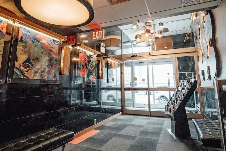Interior entrance