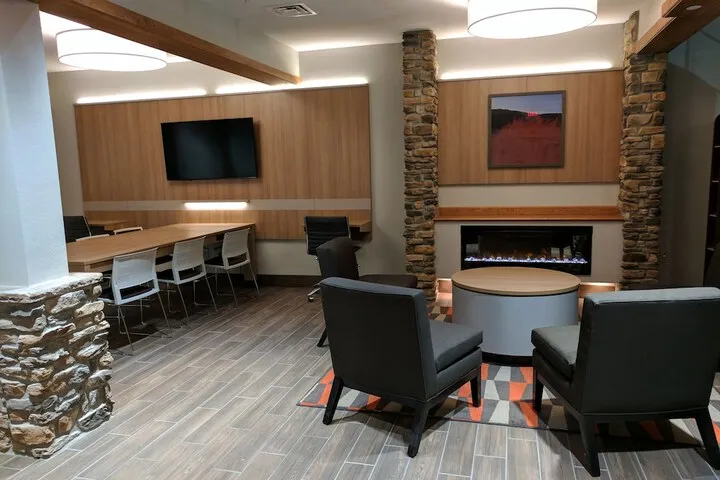 Lobby sitting area