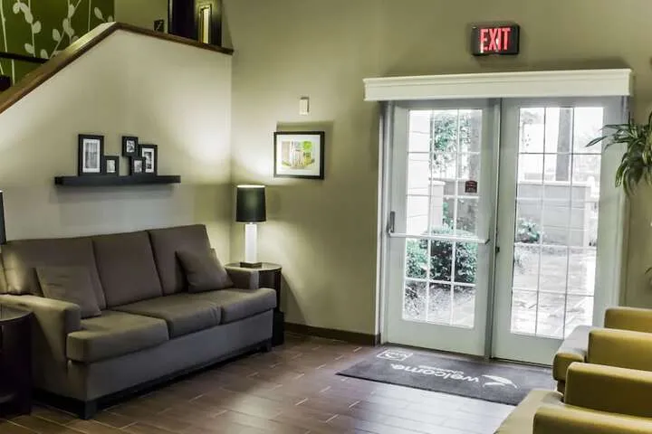 Interior entrance