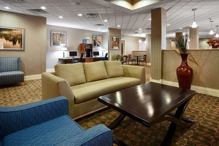 Lobby sitting area
