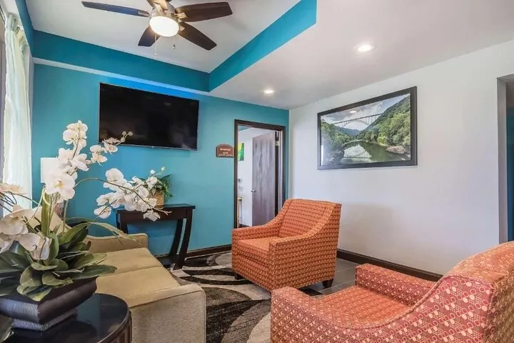 Lobby sitting area