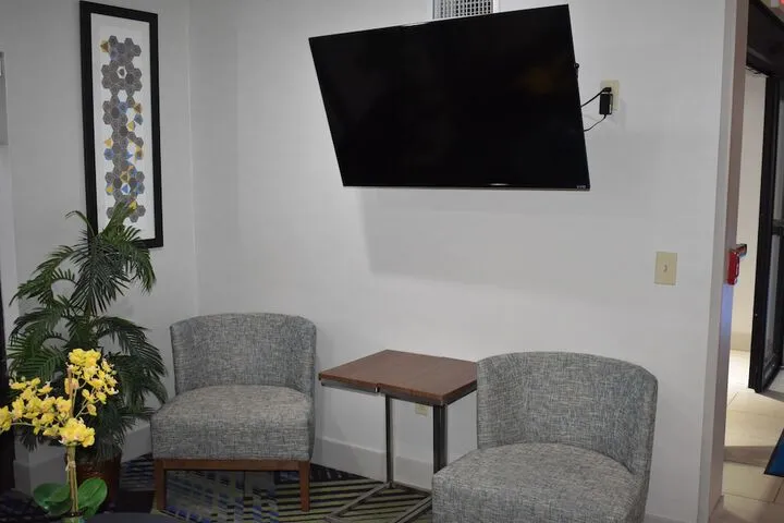 Lobby sitting area