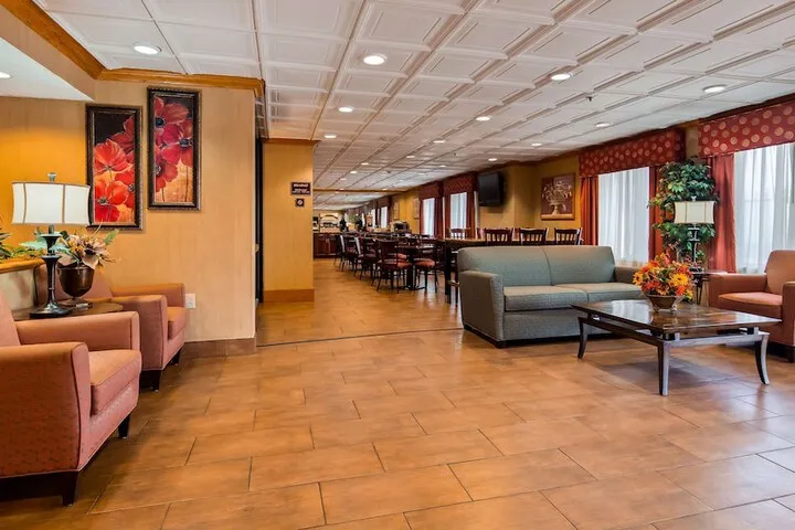 Lobby sitting area