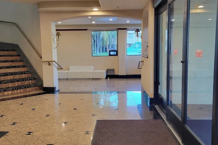 Interior entrance