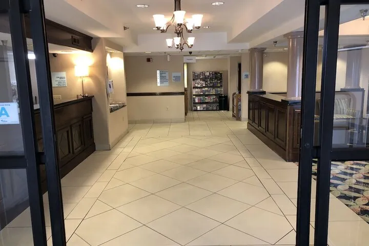 Interior entrance